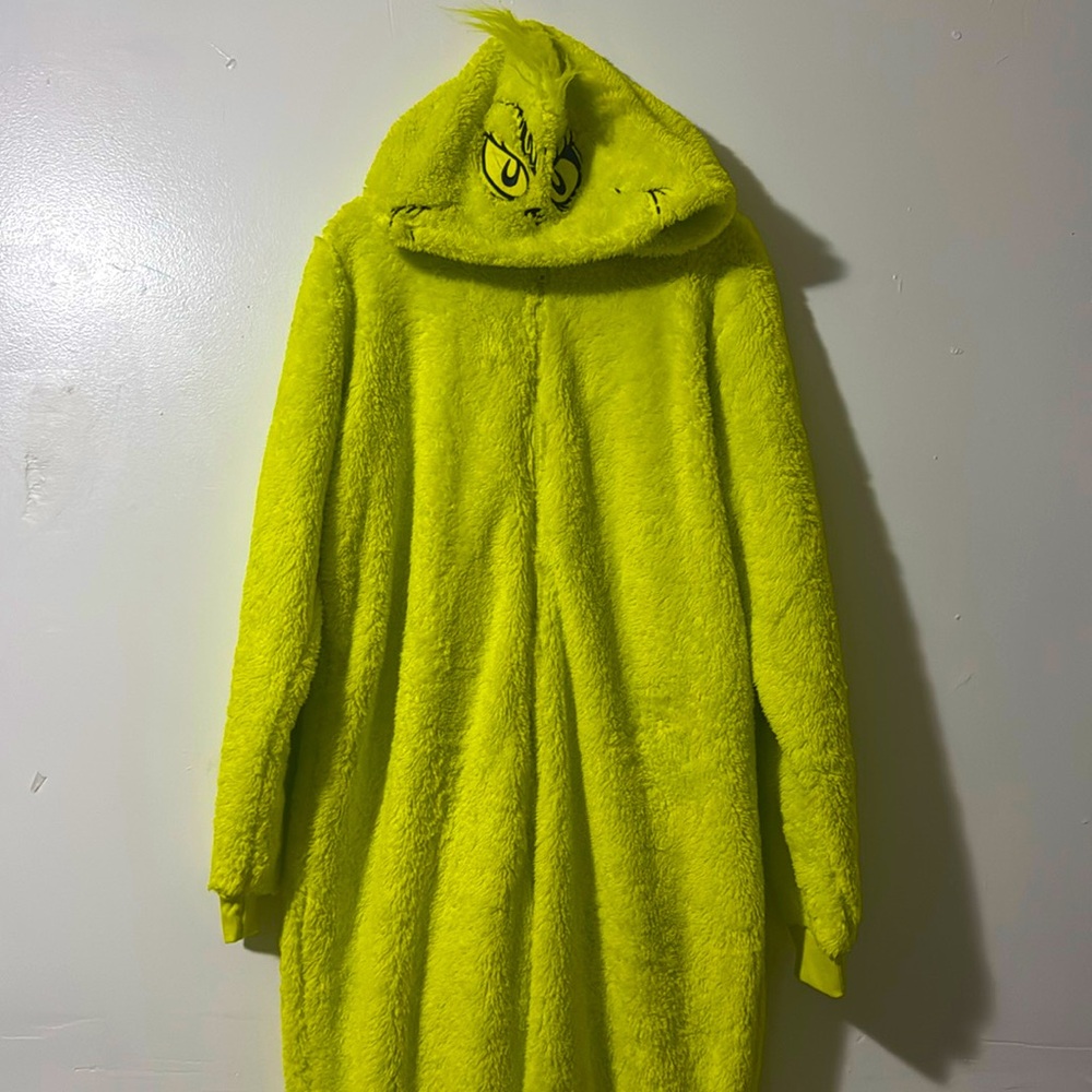 Forever 21 | Grinch Plush Bodysuit with Hood
